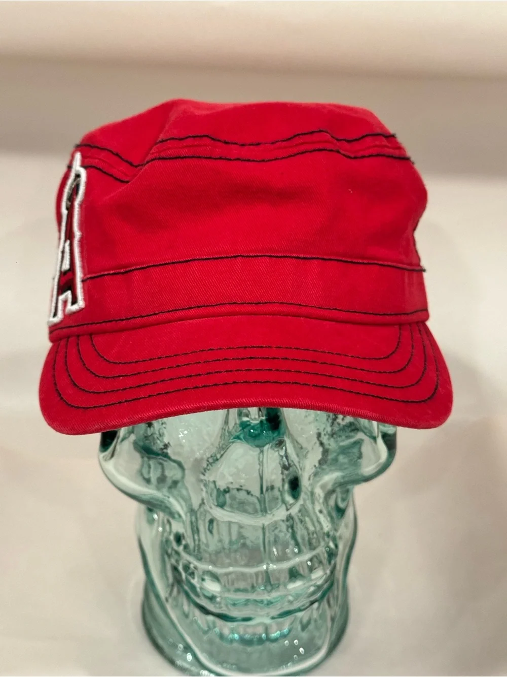 Los Angeles Angels of Anaheim Women's Red Embroidered Logo Hat Cap New Era MLB